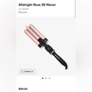 BRAND NEW never used Midnight Rose 3B Waver